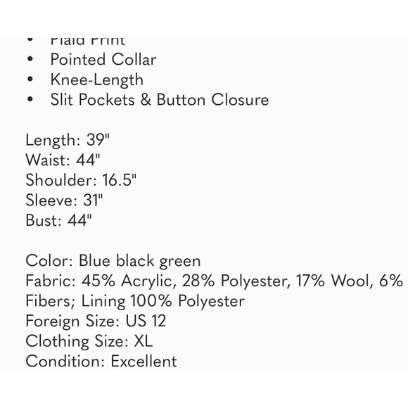 Zac Posen Ebony Plaid Ombré Hudson Wool-Blend Coat - Picture 4 of 4